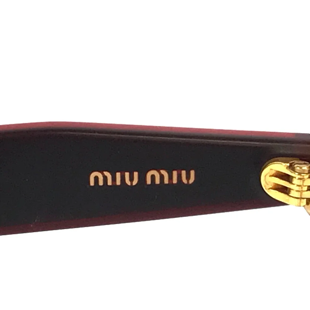 Miu Miu Eyeglasses Frames VMU05O UA5-1O1 Matte Tortoise Crystals 51-17-145